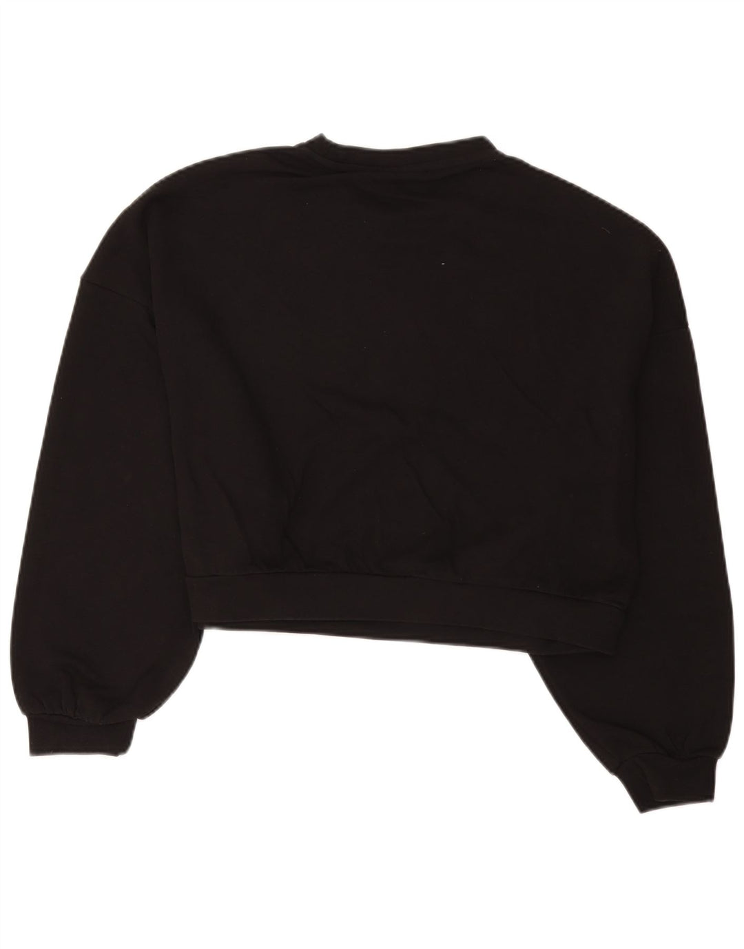 Ellesse - Sudadera extragrande con gráfico corto para mujer, talla 40, talla M, color negro
