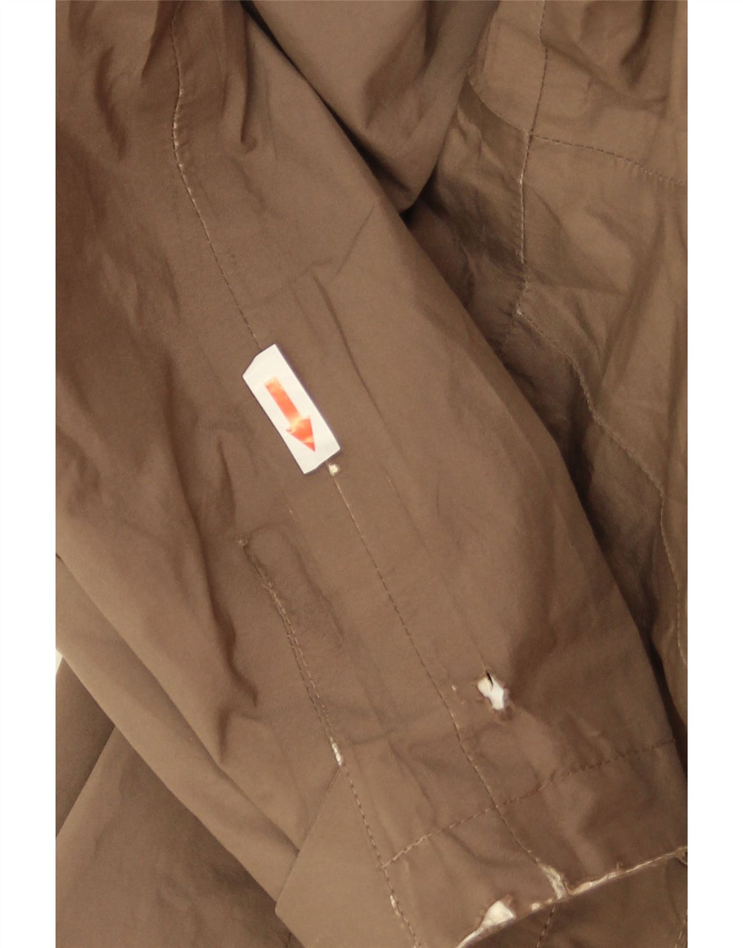 The North Face Chaqueta impermeable con capucha para hombre UK 40 Large Marrón Poliéster