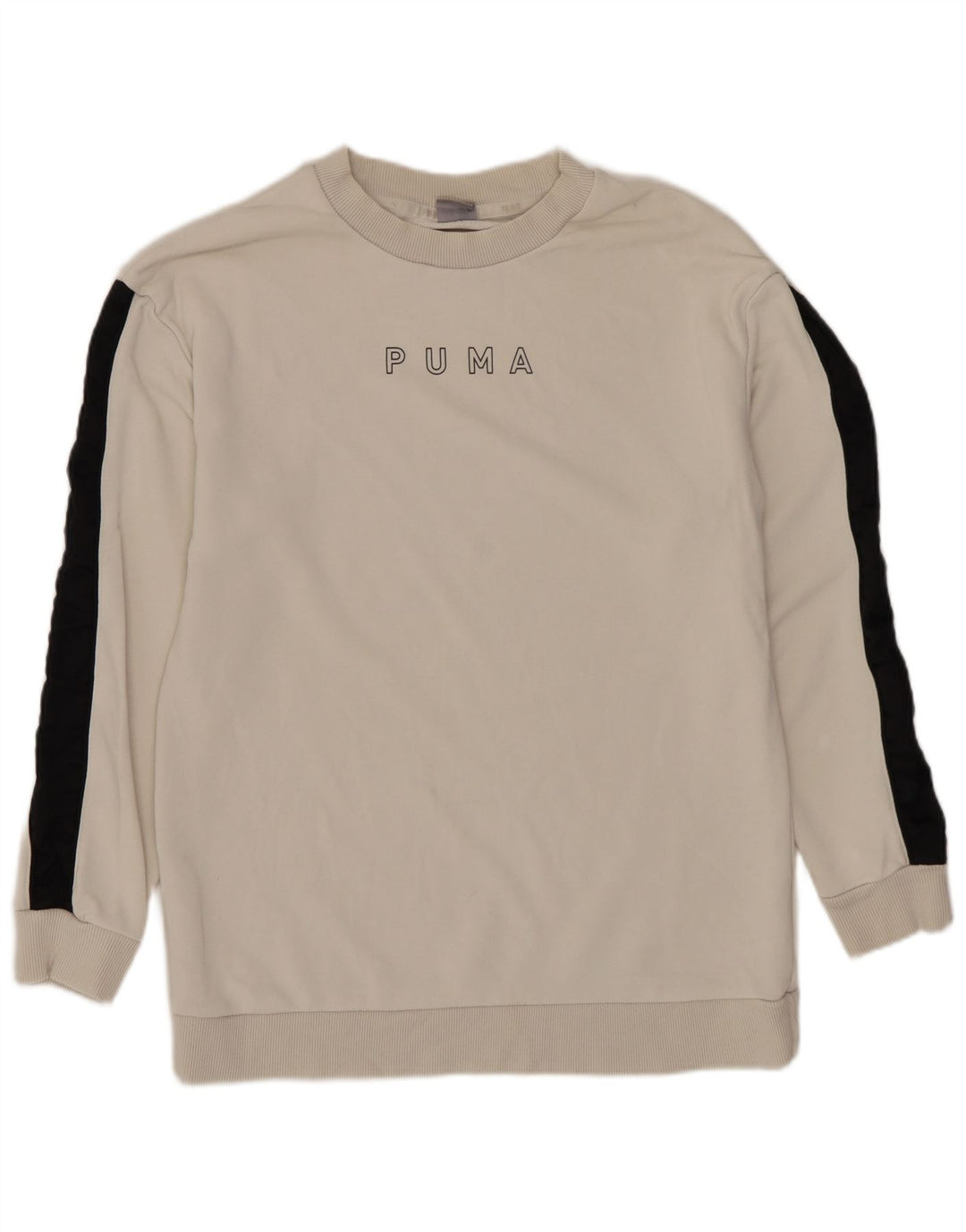 PUMA Sudadera gráfica para hombre Jumper XS Algodón color block blanco