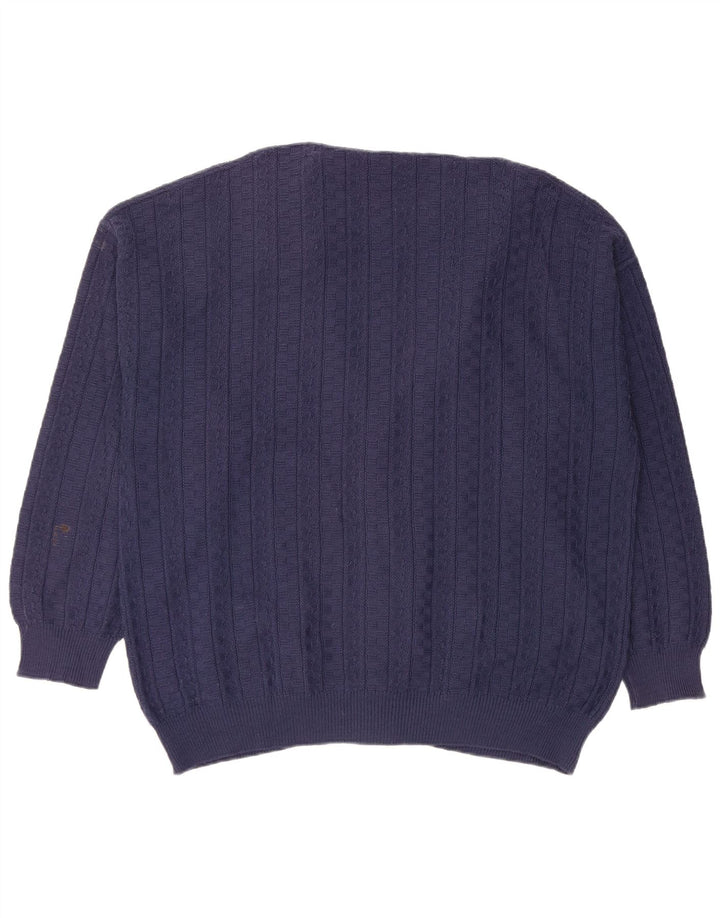 IL GRANCHIO Cárdigan Hombre XL Azul Marino