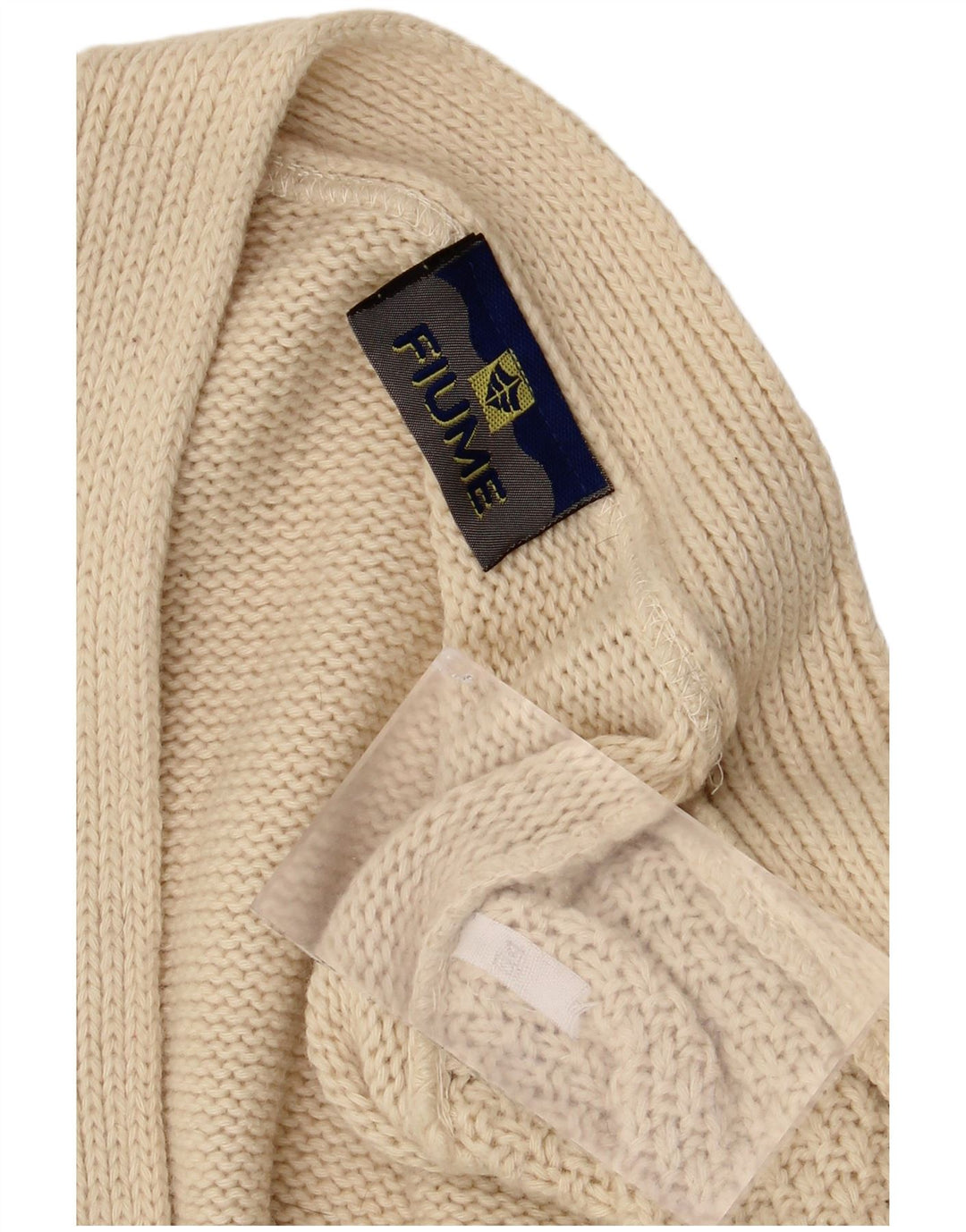 Fiume Cárdigan para hombre IT 54 XL Lana beige