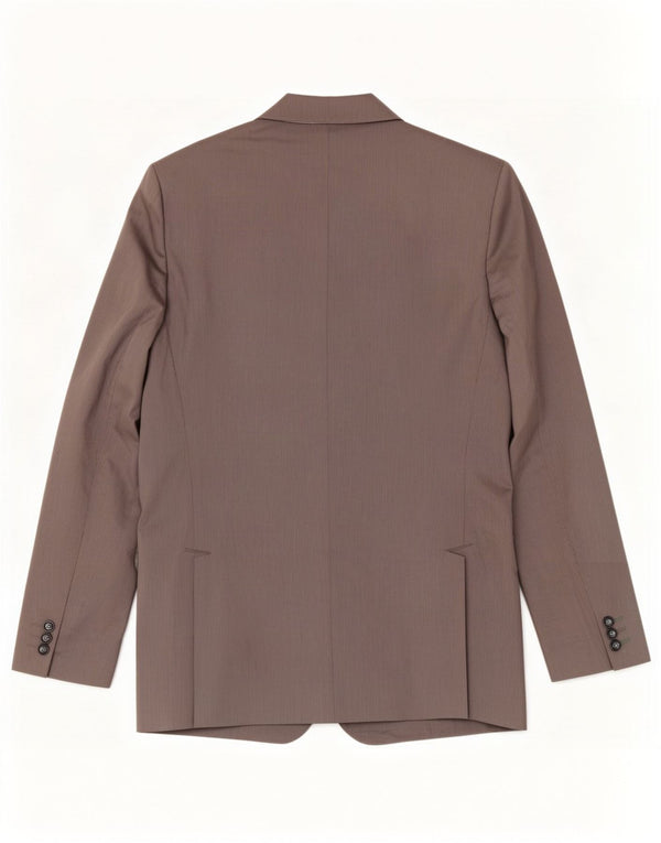 Zara Chaqueta tipo blazer de 2 botones para hombre EU 52 Grande gris a rayas