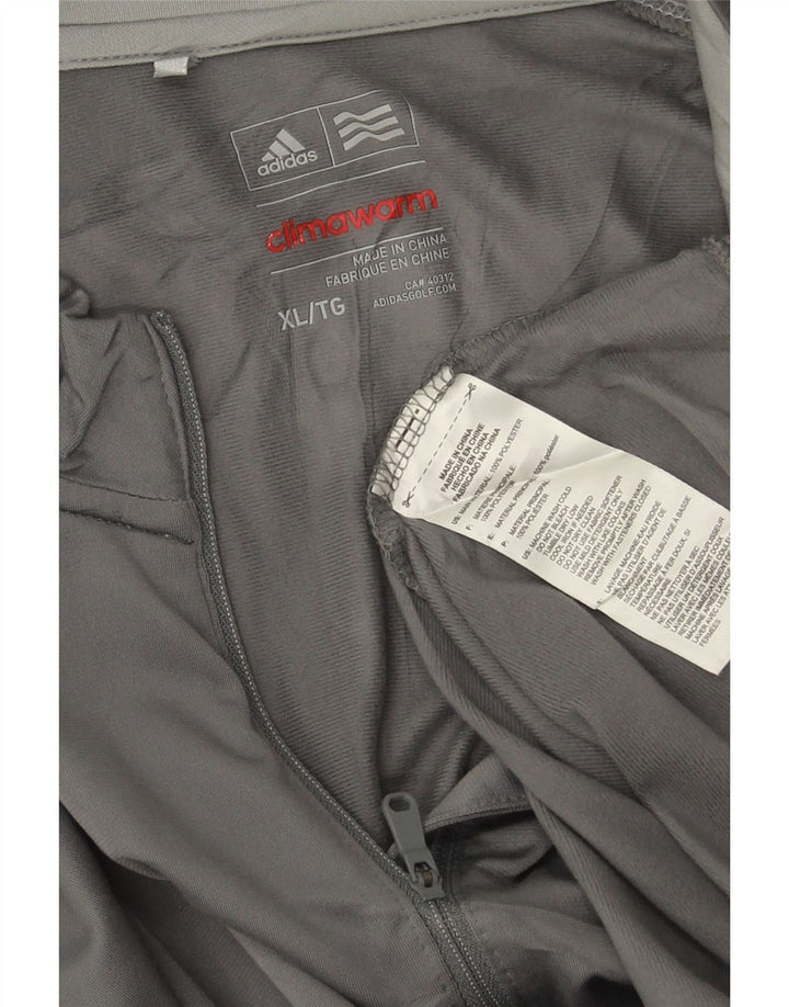 Adidas Climawarm Graphic Zip Neck Jersey Chándal Top XL Gris