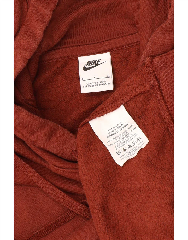 Nike - Sudadera con capucha para hombre, talla pequeña, algodón marrón