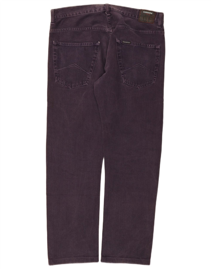 Carrera Jeans rectos para hombre W36 L29 Algodón morado