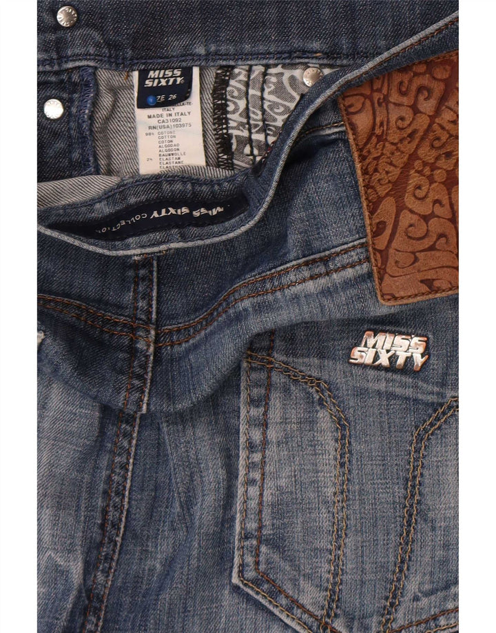 Miss Sixty Jeans Capri Harem para Mujer W26 L17 Algodón Azul
