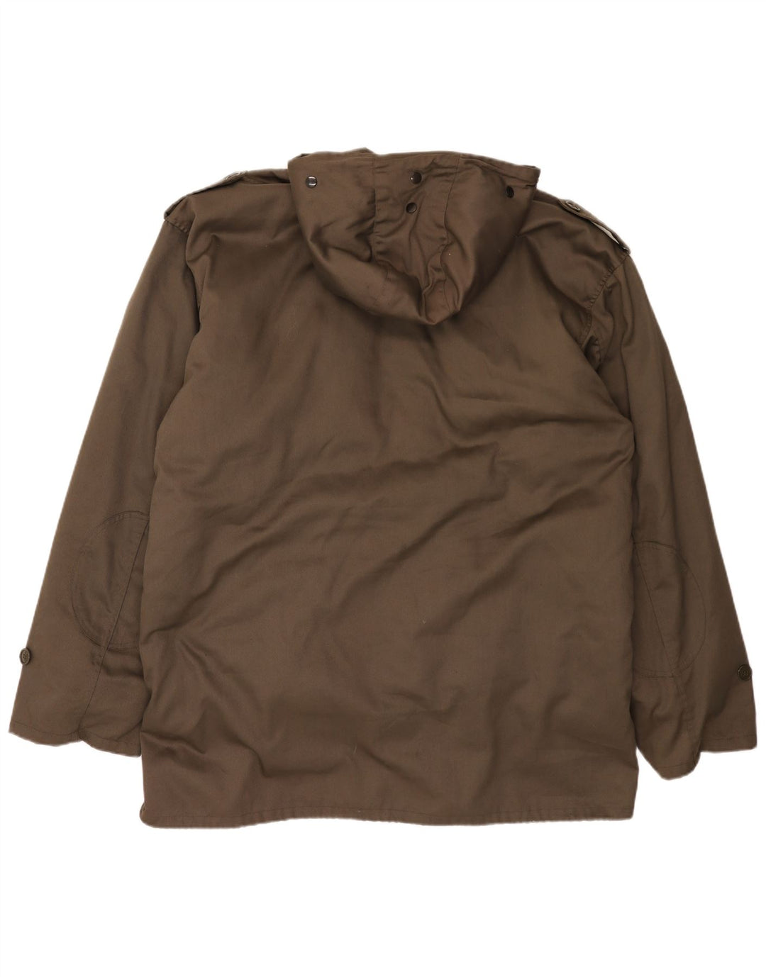 Chaqueta Parka con capucha vintage para hombre IT 62 6XL Marrón