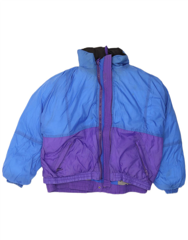 Eddie Bauer Chaqueta acolchada con capucha de gran tamaño para mujer Reino Unido 46 Grande Púrpura