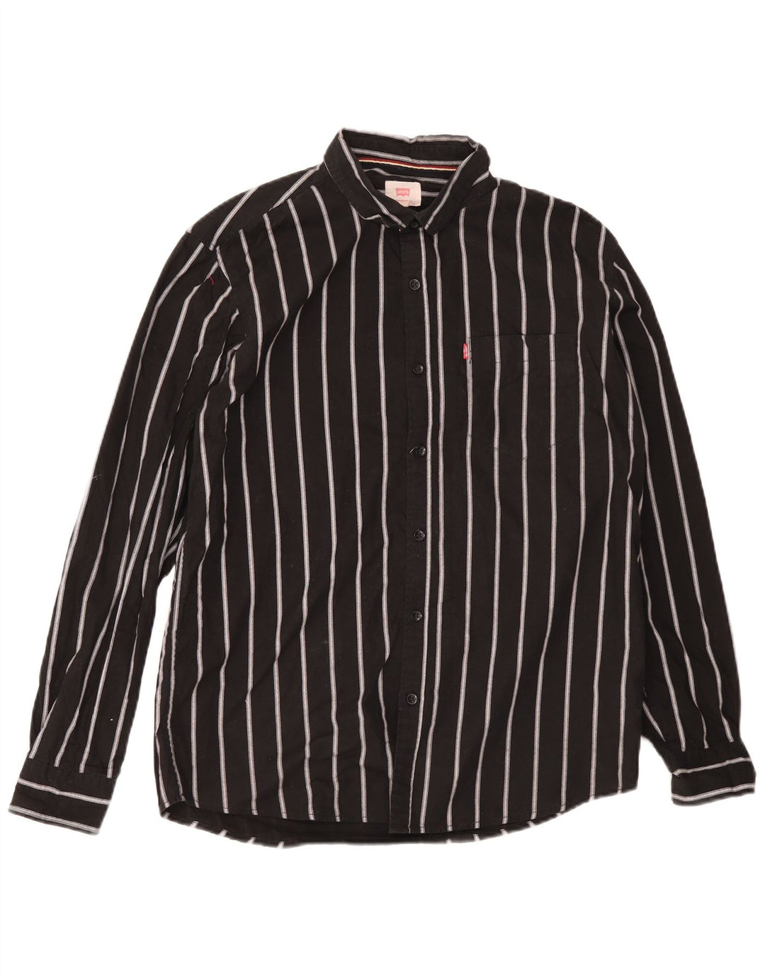 Camisa Levi's Slim Fit para hombre 2XL Rayas negras
