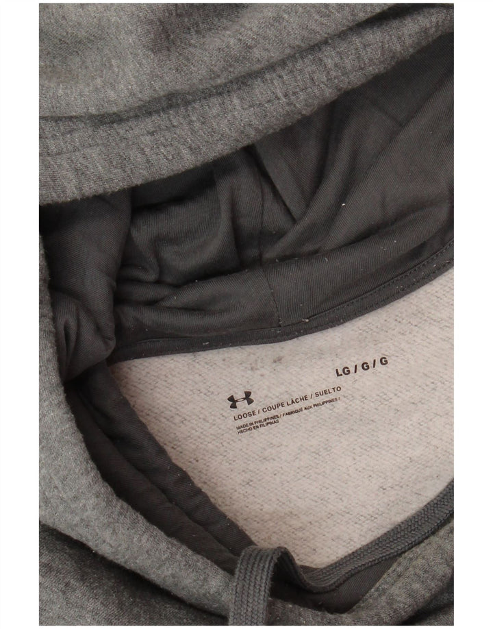 UNDER ARMOUR Jersey con capucha para hombre gris grande