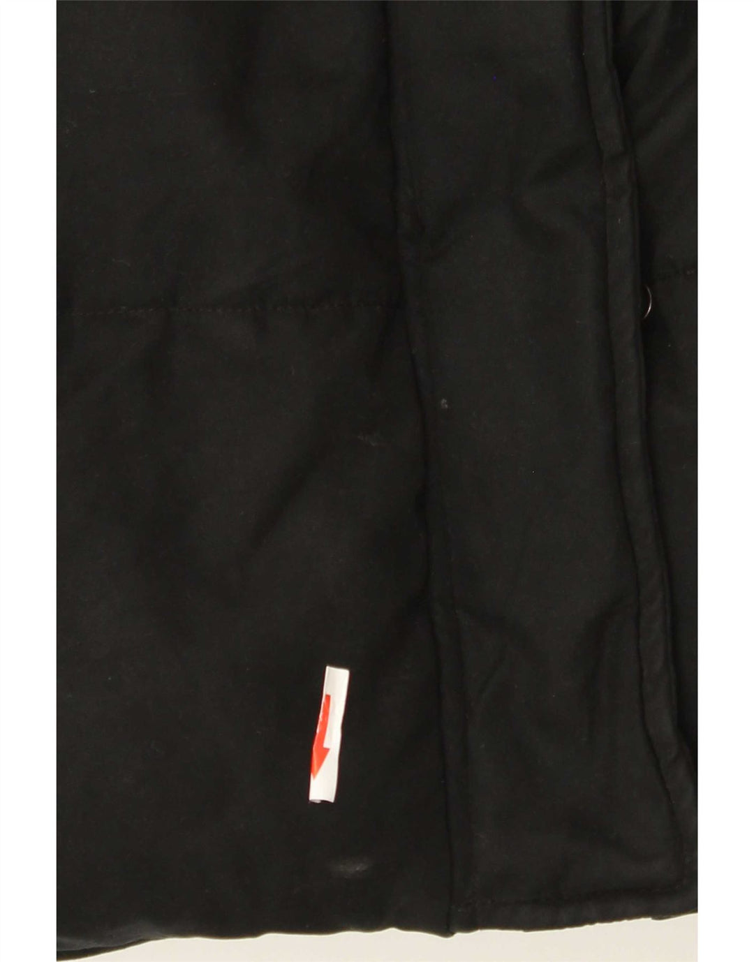 Jack Wills Chaqueta acolchada con capucha para mujer UK 44 Grande Poliéster negro