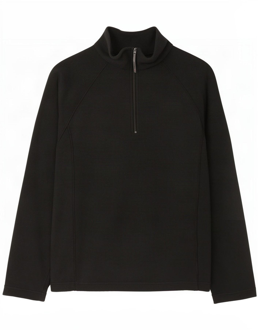 Berghaus Jersey de forro polar con cuello y cremallera para mujer UK 44 Grande Poliéster negro