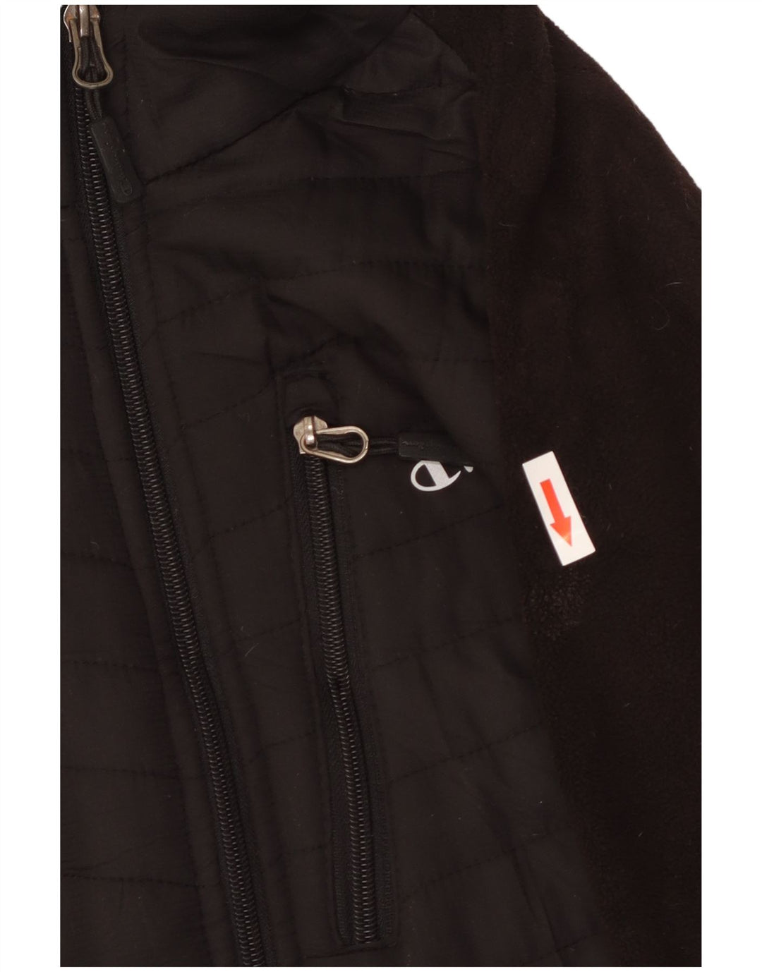 Champion Chaqueta polar para hombre UK 44 2XL Poliéster negro