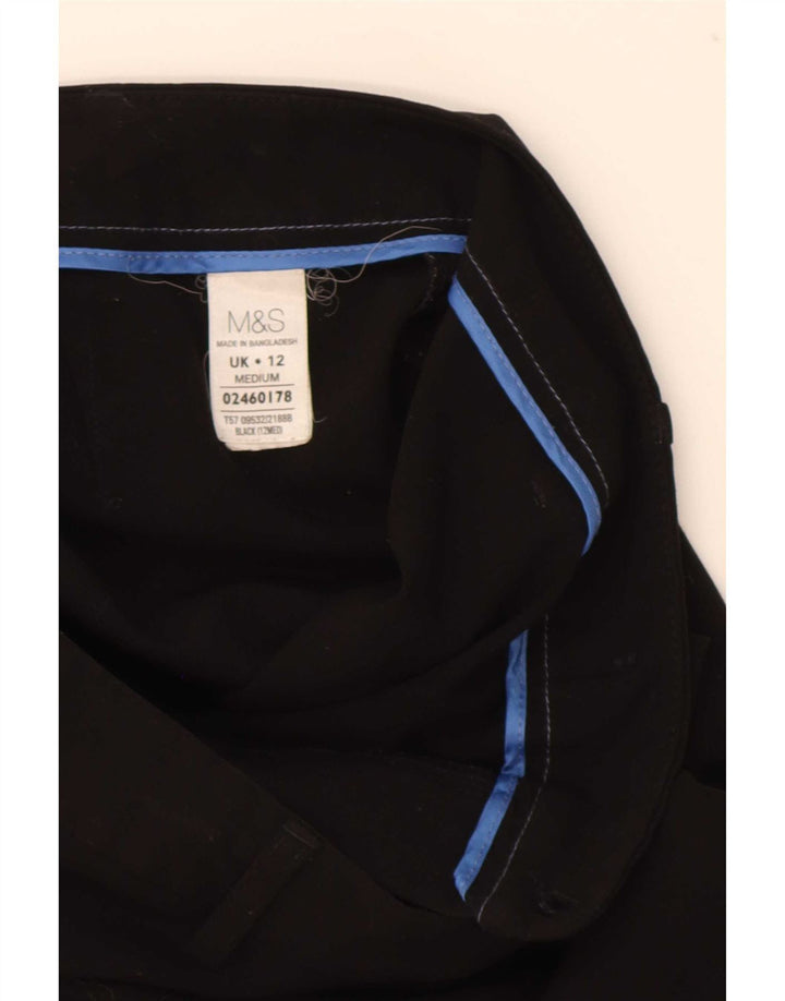 Marks & Spencer - Pantalones de traje con corte de bota para mujer, talla 40, talla M, W32, L30, color negro