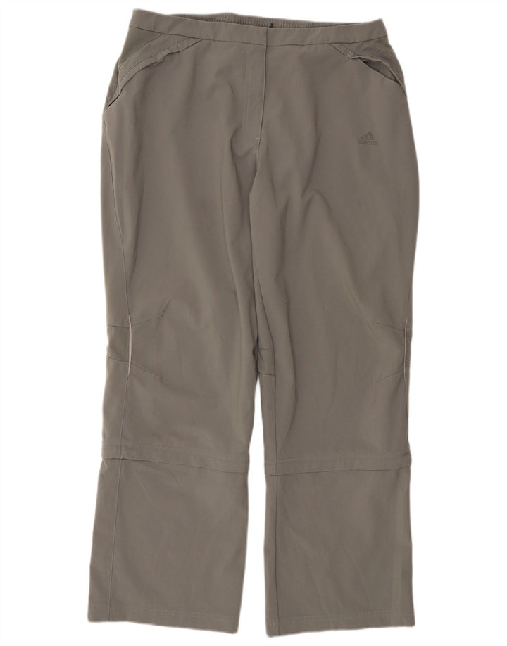 ADIDAS Mujer Clima 365 Chándal Pantalones UK 20 2XL Gris Poliéster