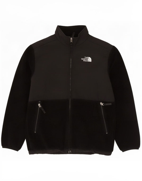 The North Face Chaqueta polar Polartec para niños 14-15 años XL Negro Colorblock