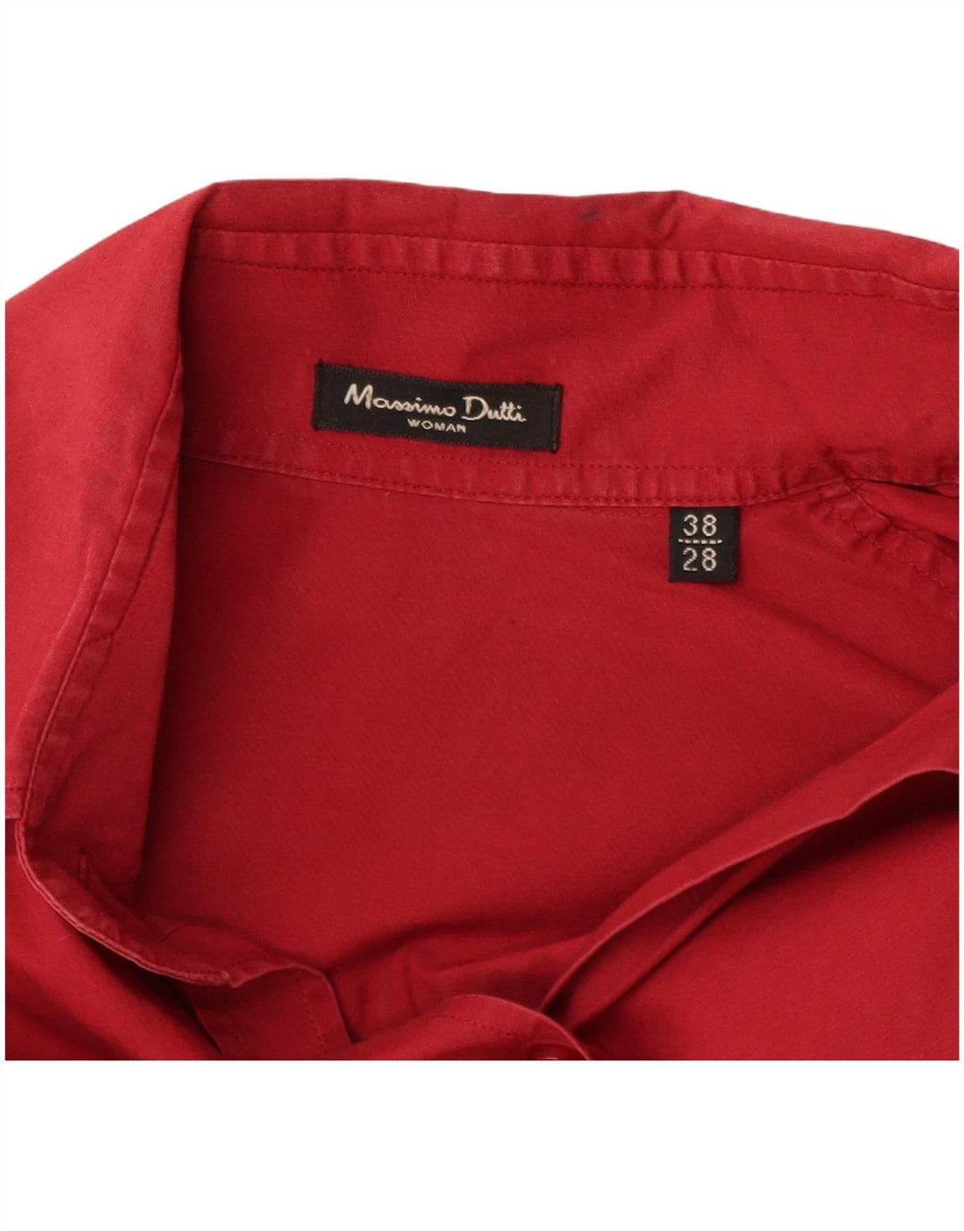 MASSIMO DUTTI Camisa Mujer EU 38 Small Rojo