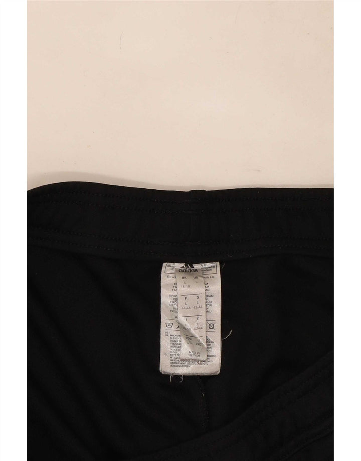 Adidas - Pantalones de chándal para mujer, talla 48/18, talla grande, color negro, poliéster