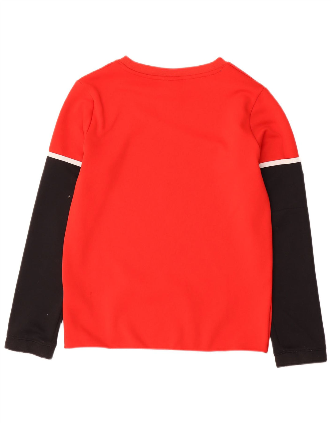 NIKE Camiseta gráfica de manga larga para niños 12-13 años Grande Rojo Colorblock