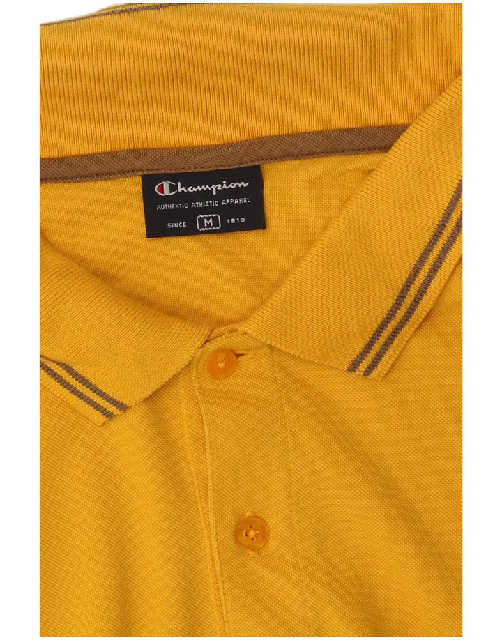 Champion Polo Hombre Algodón Amarillo Medio