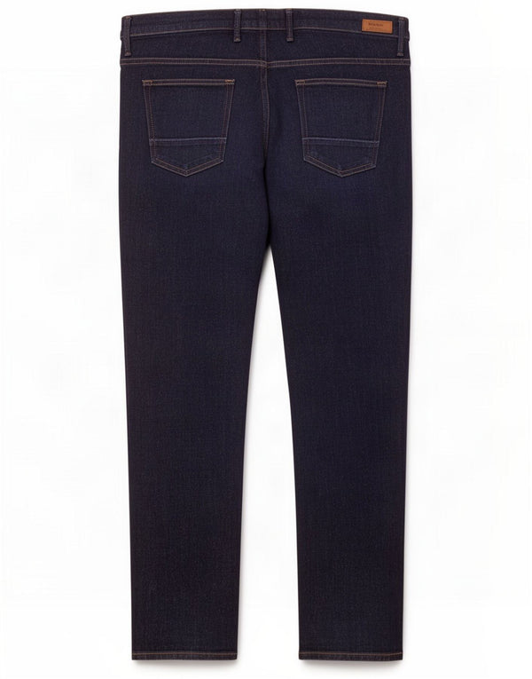 Massimo Dutti Mens Slim Jeans EU 44 Large W34 L31 Azul Marino Algodón