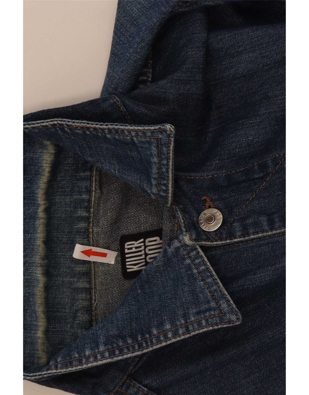 Killer Loop Chaqueta Vaquera Para Hombre UK 36 Small Azul Algodón