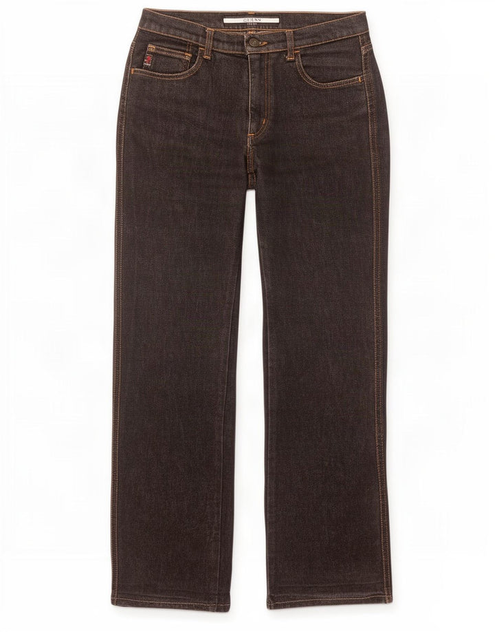 Guess Vaqueros Bootcut Mujer W27 L31 Algodón Negro