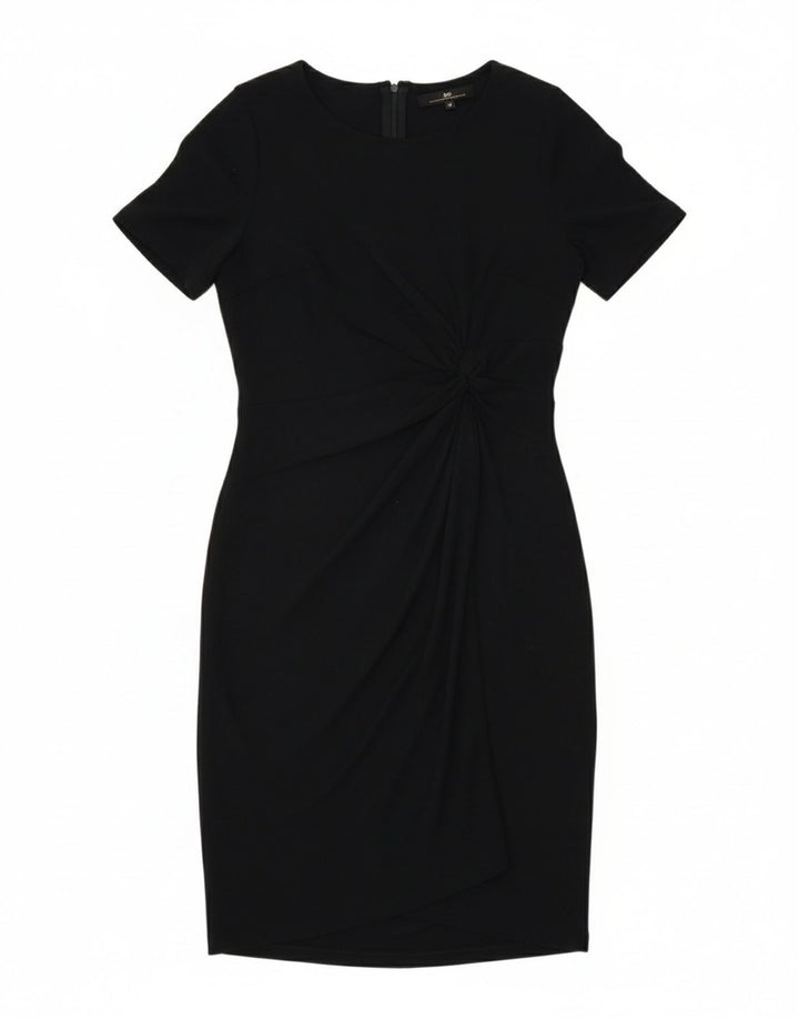 ELISABETTA FRANCHI Womens Sheath Dress IT 44 Medium Black Viscose