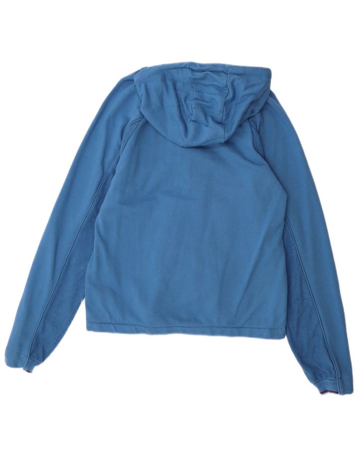 Fila - Sudadera con capucha y cremallera para hombre, algodón azul medio