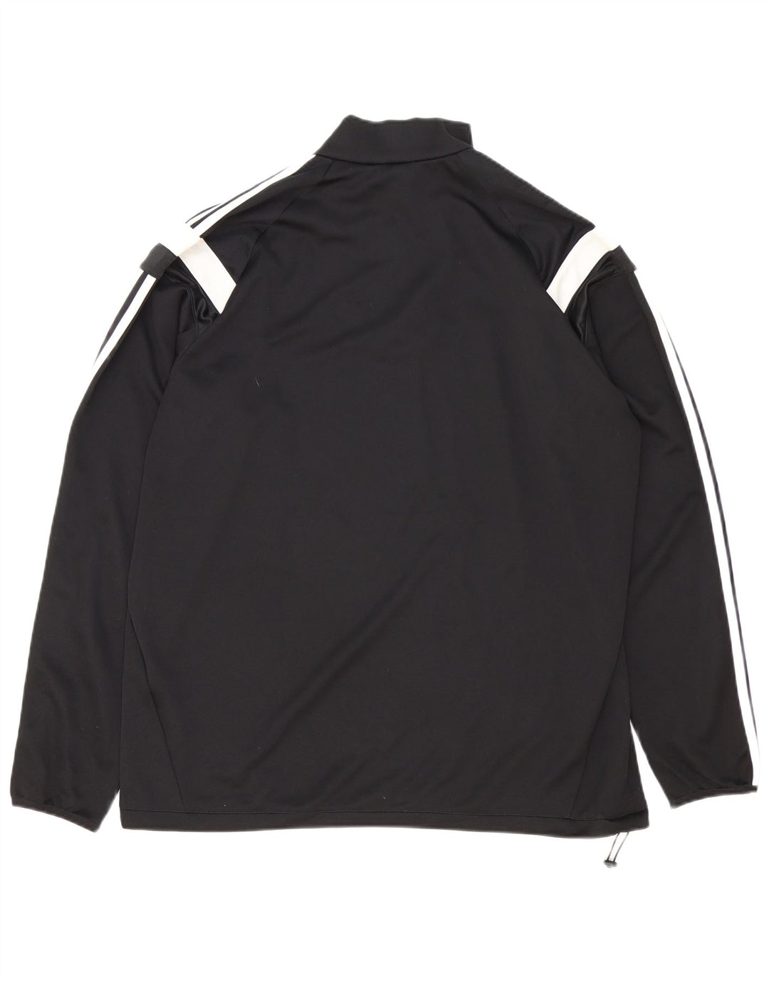 Adidas Hombre Climacool Zip Neck Jersey Chándal Top XL Negro Colorblock