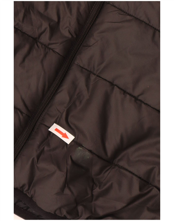 JACK WOLFSKIN Chaqueta acolchada con capucha para hombre UK 34 Small Negro Poliéster