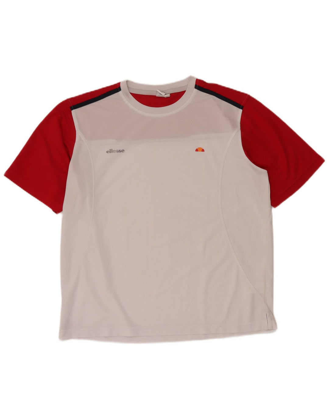 ELLESSE Camiseta Hombre Top XL Blanco Colorblock
