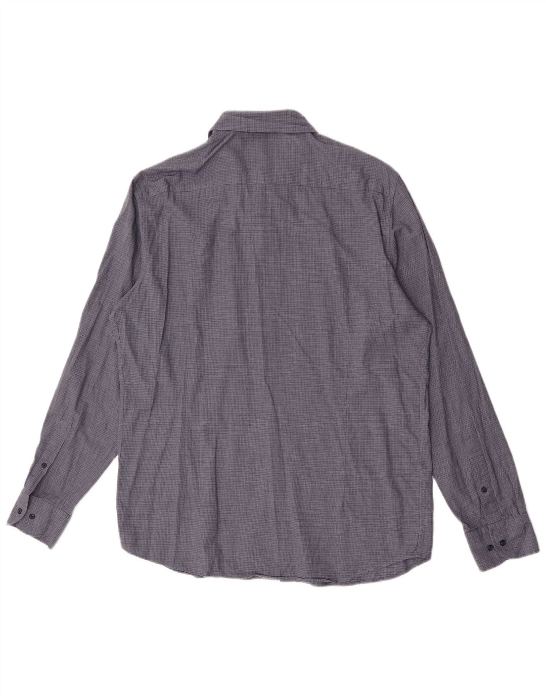 Camisa Massimo Dutti Hombre XL Cuadros Azul Algodón