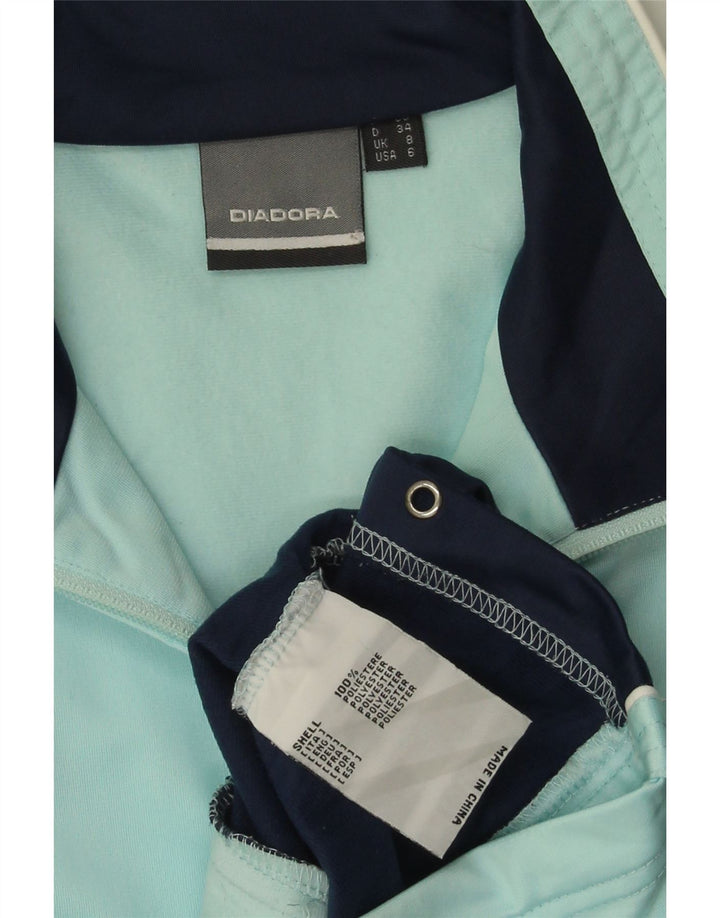 DIADORA Chaqueta de chándal extragrande para mujer, UK 8 Small, color azul