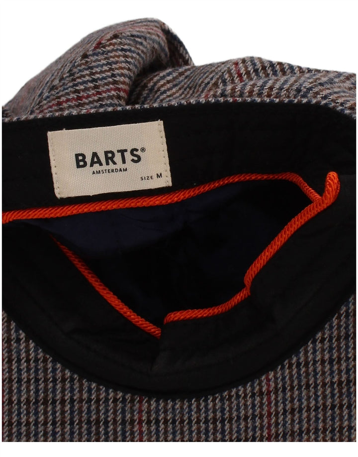 Gorra Plana Mujer Barts Gris Mediano Pata De Gallo Clásica