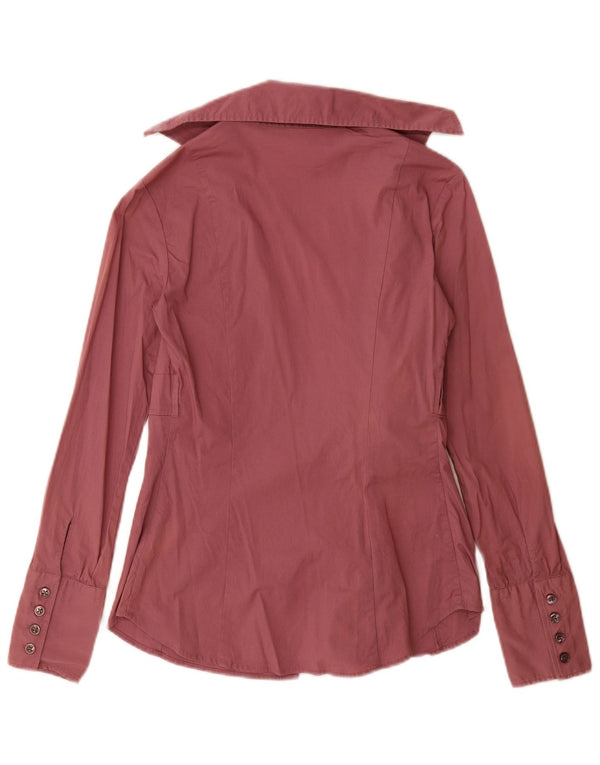 Benetton Blusa Camisera Mujer UK 8 Small Rosa