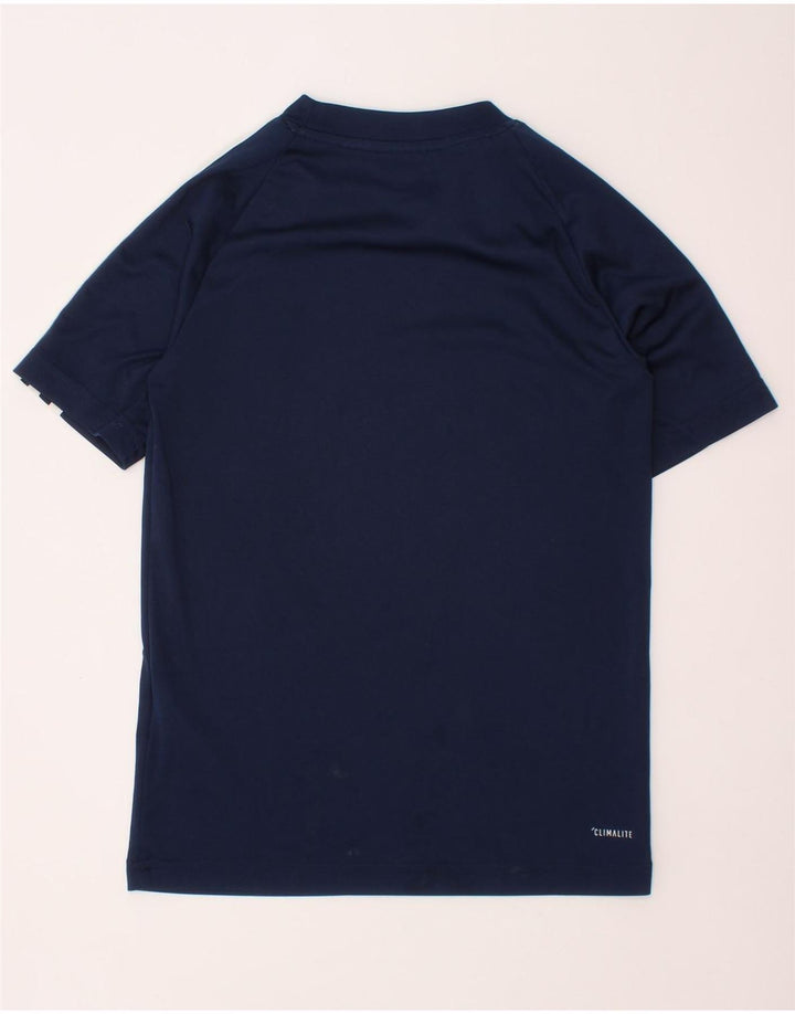 ADIDAS Camiseta Chico Climalite 7-8 Años Azul Marino Poliéster
