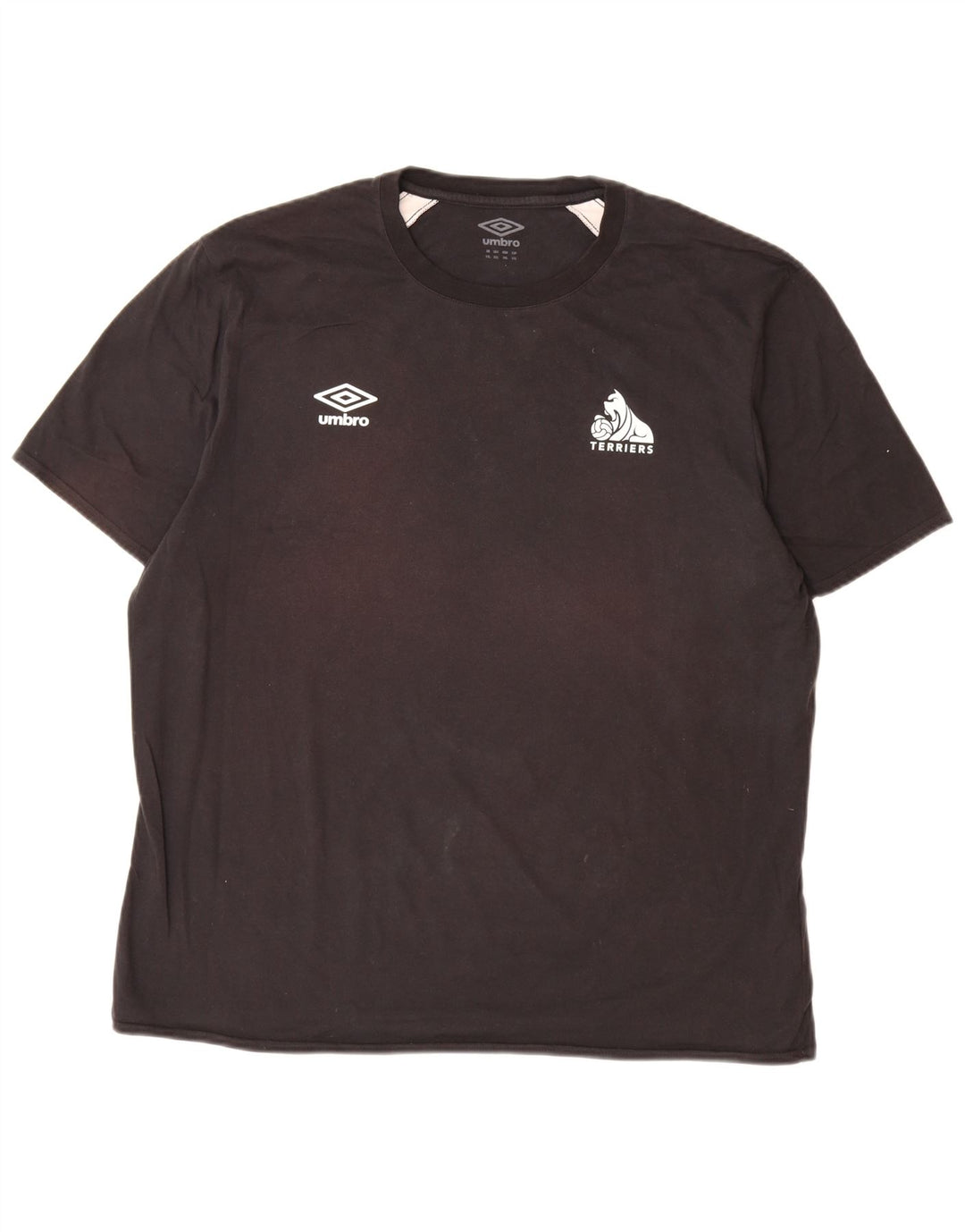 UMBRO Camiseta gráfica para hombre Top 2XL Algodón color block negro