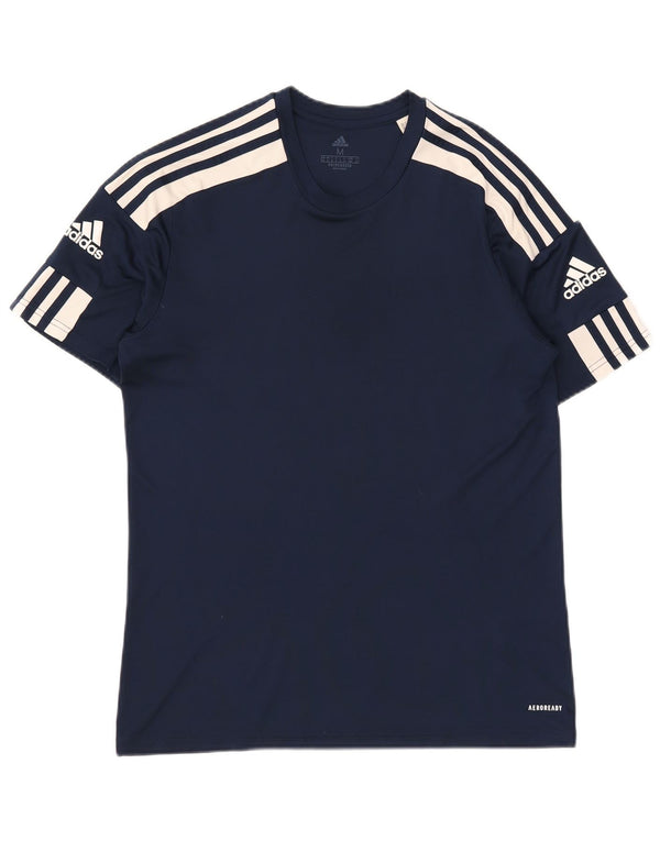 Adidas Hombre Aeroready Camiseta Superior Medio Azul Marino Poliéster