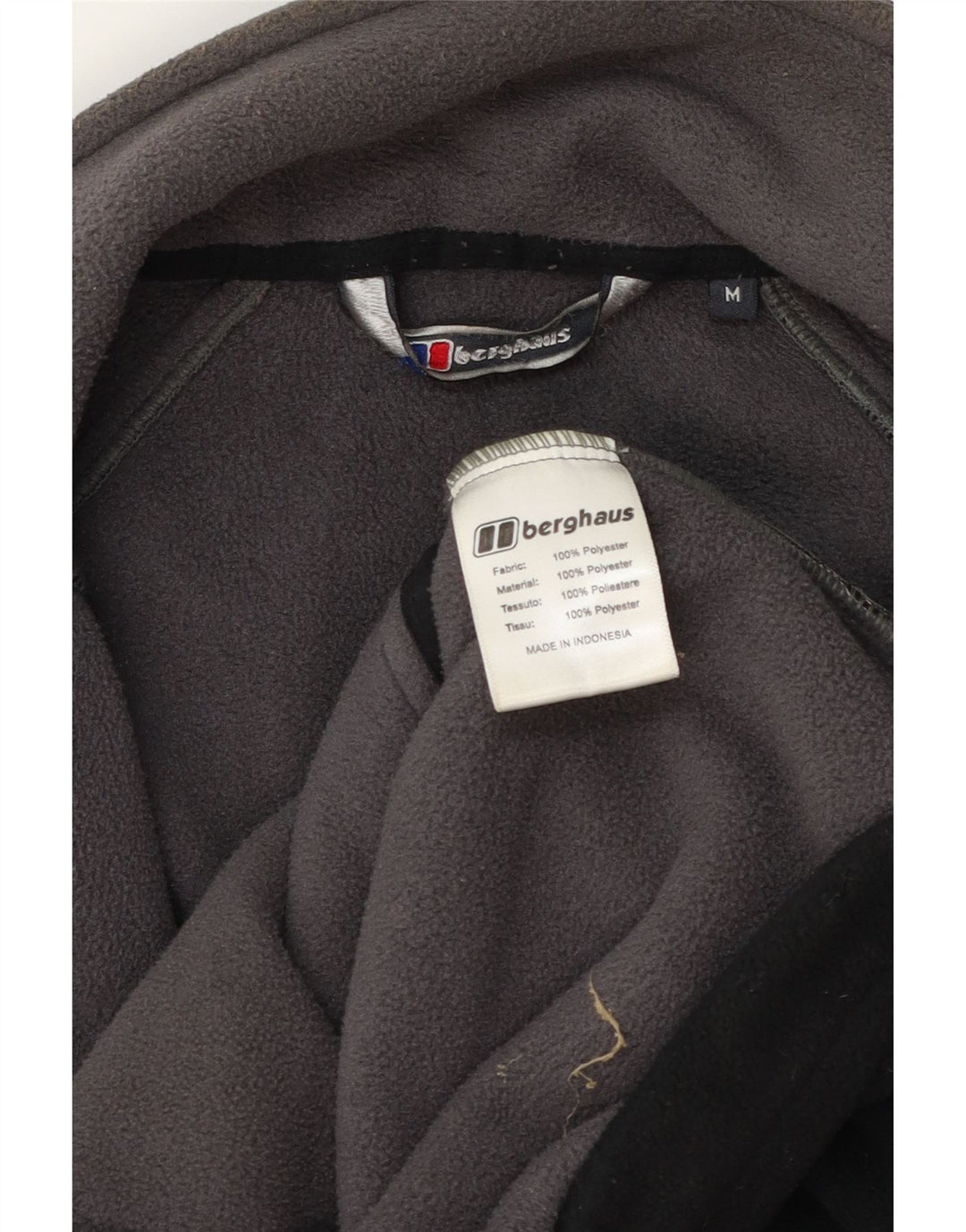 Berghaus Chaqueta Polar Hombre Mediana Poliéster Negro