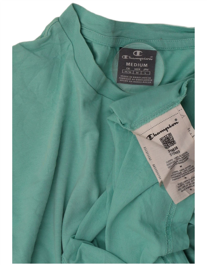 Champion Camiseta para hombre Top Medium Green Cotton
