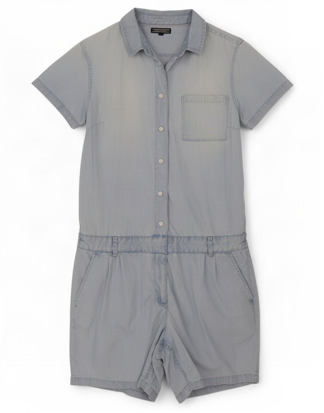 Tommy Hilfiger Mono corto para mujer US 8 Algodón azul medio