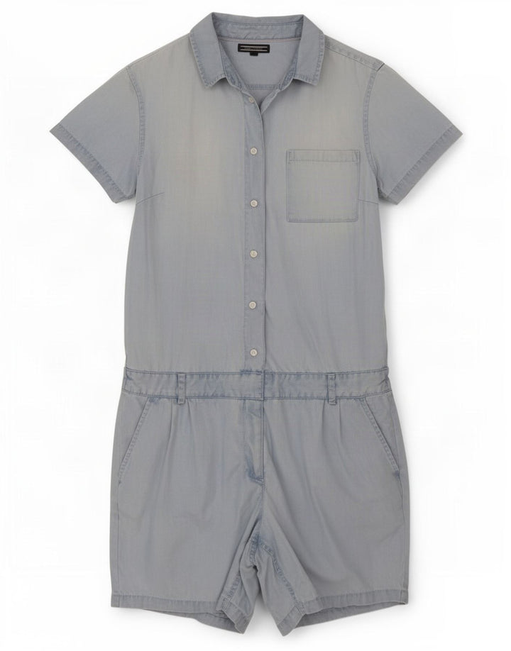 Tommy Hilfiger Mono corto para mujer US 8 Algodón azul medio