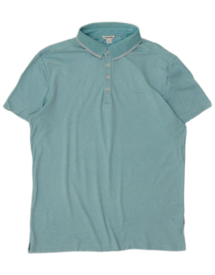 CALVIN KLEIN Polo Hombre Pequeño Algodón Azul