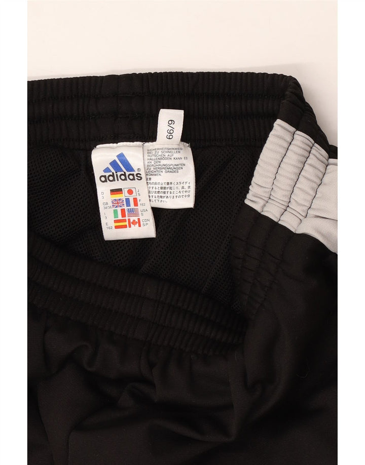 ADIDAS Pantalones de chándal gráficos para hombre UK 34/36 Small Black Colourblock