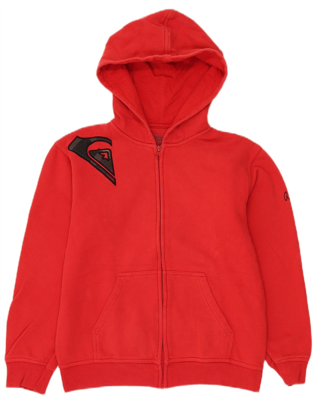 QUIKSILVER Sudadera con capucha y cremallera gráfica para niña 13-14 años Algodón rojo