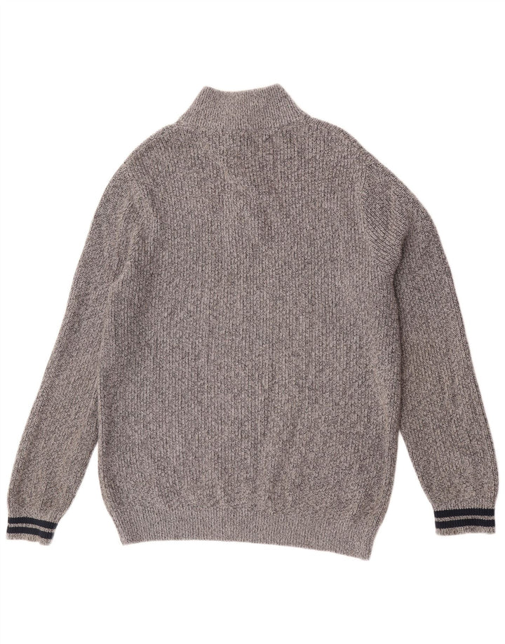 Tommy Hilfiger Jersey con cuello y botones para hombre XL Algodón gris