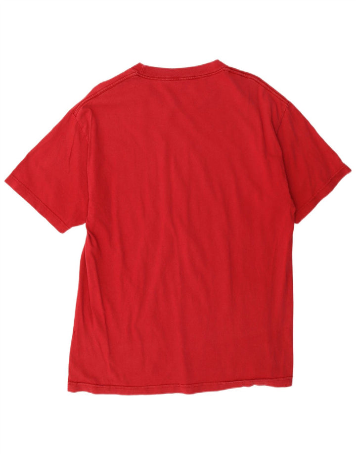 Vans - Camiseta gráfica para hombre, talla grande, color rojo