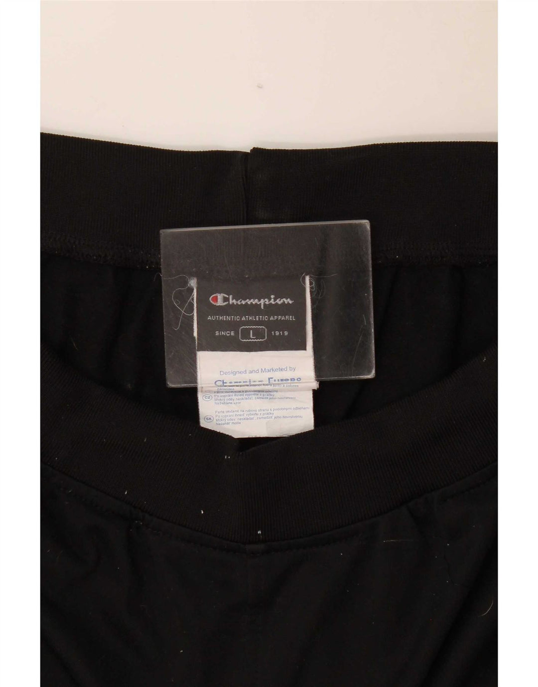 Champion Pantalones de chándal para mujer UK 46 Large Poliéster negro