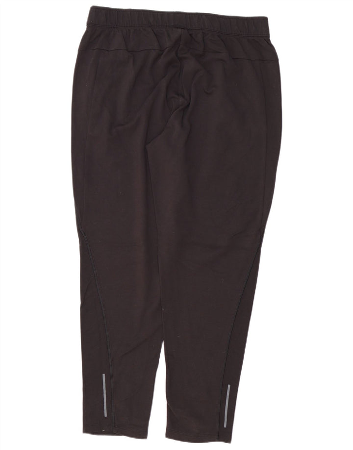RUSSELL ATHLETIC Pantalones de chándal para hombre, talla grande, rayón negro